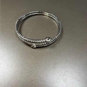 Swarovski Twisty Bangle, Pear Cut Crystal Bangle Bracelet